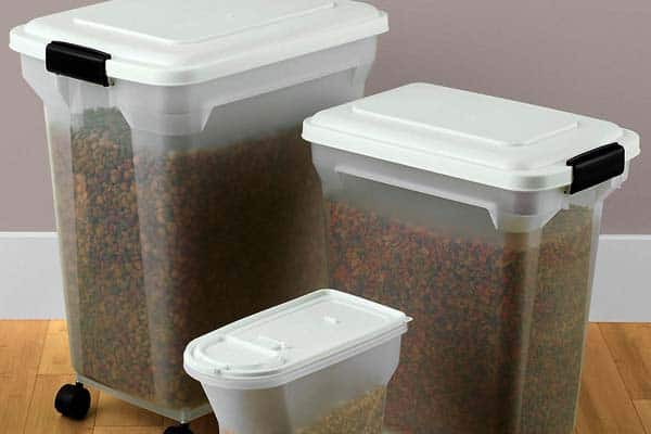 cool dog food storage