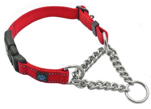 Max and Neo Stainless Steel Chain Martingale Collar