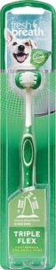 TropiClean fresh breath tripleflex dog toothbrush