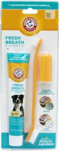 arm hammer dental fresh breath dog dental kit