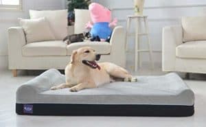 laifug orthopedic memory foam dog bed