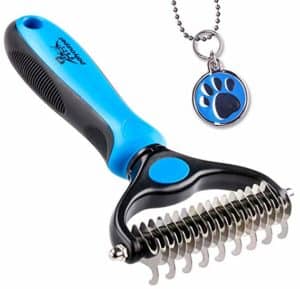 patyourpet 2 sided undercoat rake