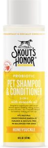 skouts honor probiotic dog shampoo conditioner